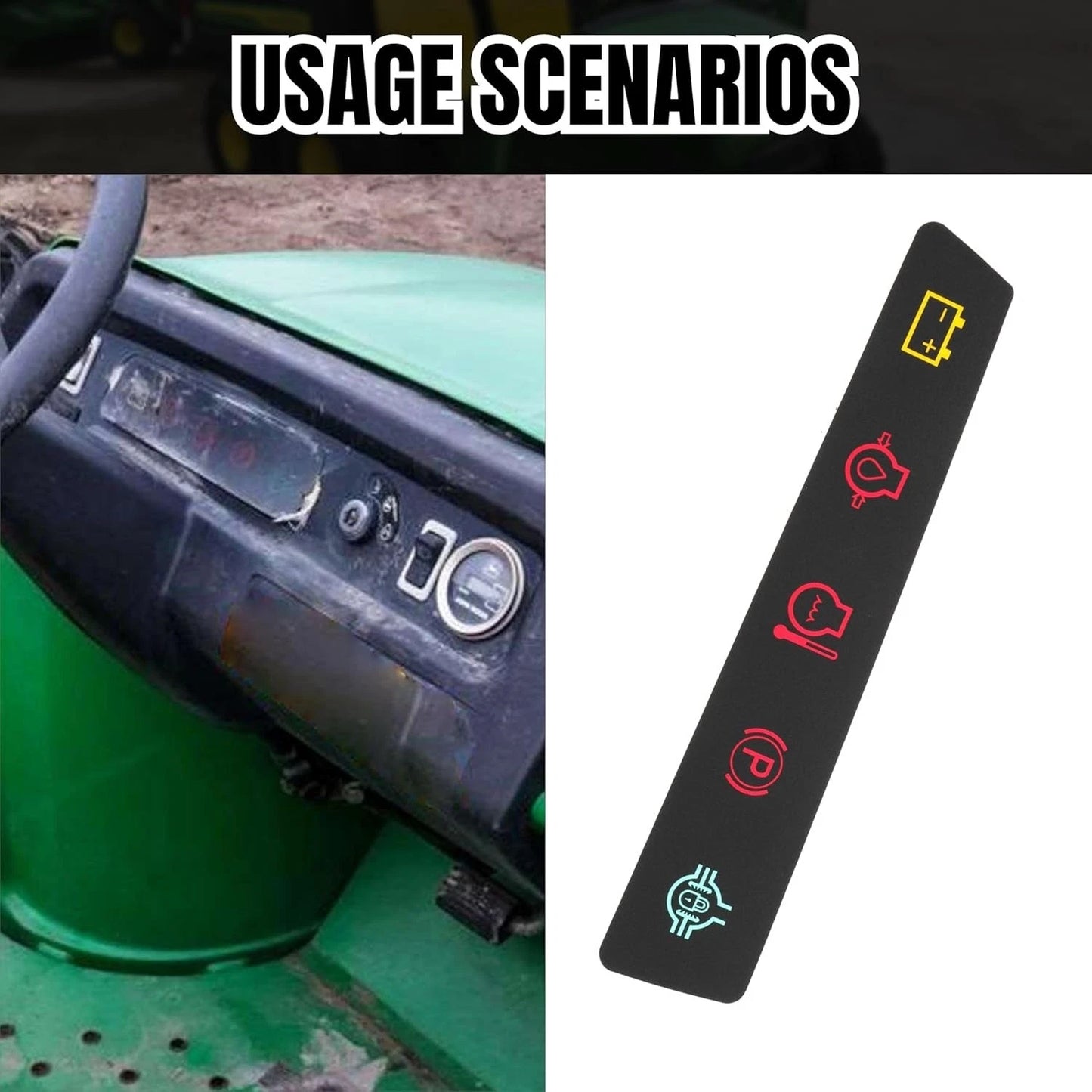Dash Panel Decal Replace M117670 for John Deere 4X2 6X4 Gators Utility Vehicle