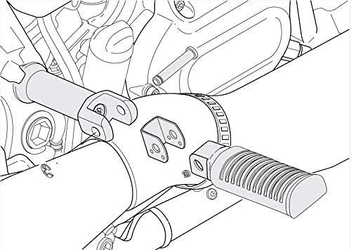 Passenger FootPeg Support Mount Clevis Kit for Harley Softail Models 2018-2024