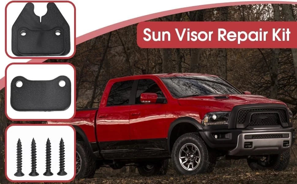 Sun Visor Clip Fix Kit for Dodge RAM 1500 Trucks 2019-2023