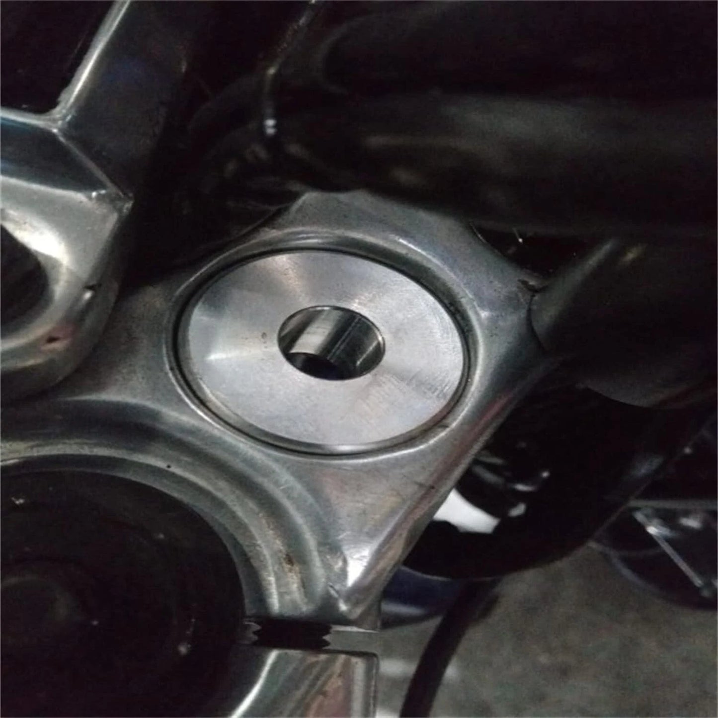 Handlebar Riser Bushings for Harley Softail Dyna Sportster FXR FX 1984-2016 (Bla