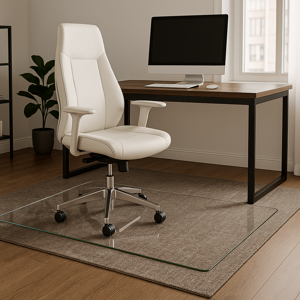 Tempered Glass Chair Mat