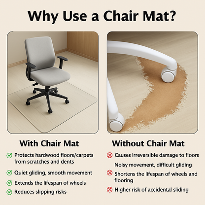 Tempered Glass Chair Mat