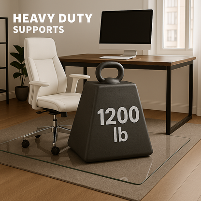 Tempered Glass Chair Mat