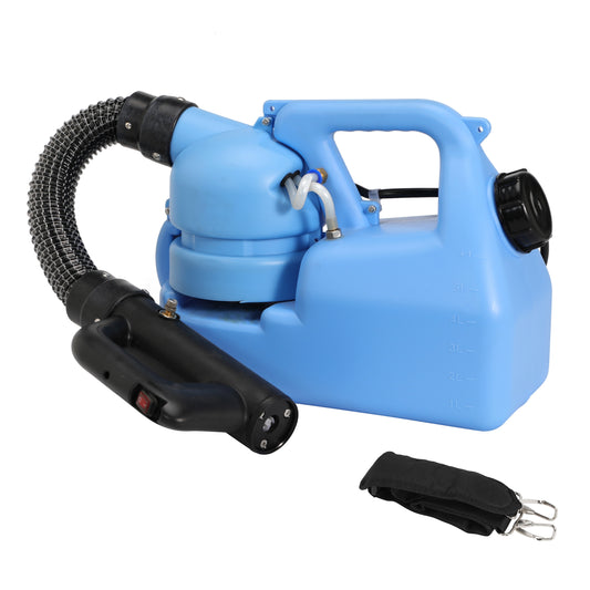 6L (1.58 Gallon) Electric ULV Fogger Machine, 1200W Portable Sprayer with Adjustable Particle Size