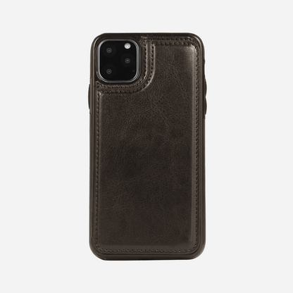 Handcrafted Genuine Leather Slim Protective Cover for iPhone 16 Series