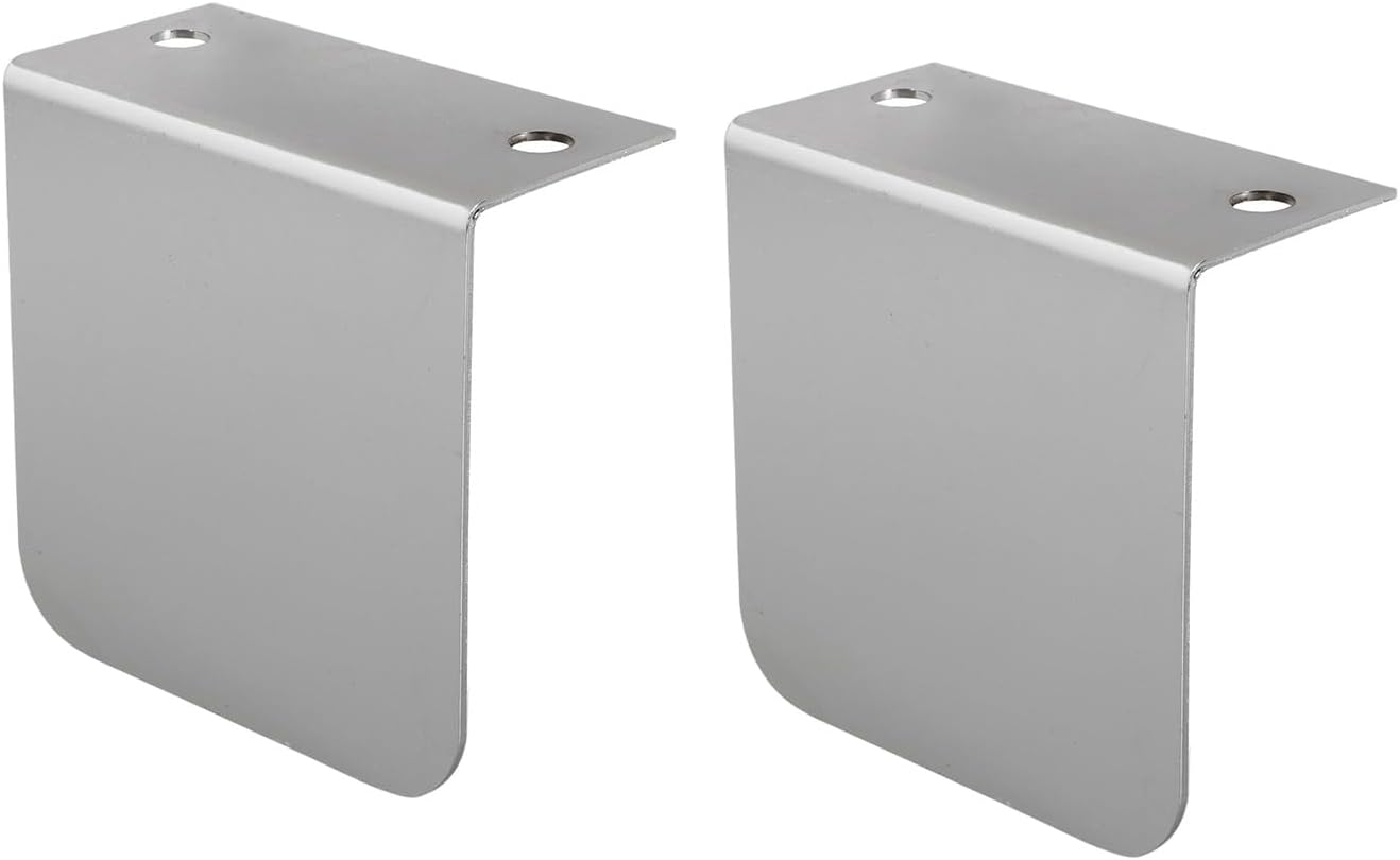 Permit Sticker Holder for IFTA for DMV Class Chrome L Bracket Replace 60788 for Truck Car Parking Passes Permits Small Stickers Vehicle Emblems Mounting