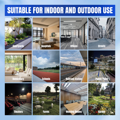 6L (1.58 Gallon) Electric ULV Fogger Machine, 1200W Portable Sprayer with Adjustable Particle Size