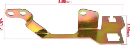 Throttle Cable Transmission Kickdown Cable Bracket for TH350, 700-R4, and 200-4R Cables for Edelbrock Performer Carburetors for Thunder AVS and for Quadrajet-style Carburetors
