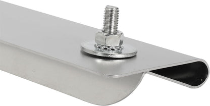 Stainless Steel Mud Flap Clamps Bracket for Semi Trucks, 1/4" - 1/2" Mud Flap Hanger Rubber Mudflaps for Protection and to Secure Mud Flaps, Replace 8591100