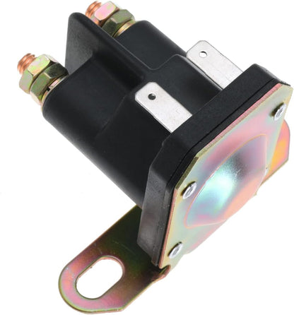 12V Starter Solenoid for Cub Cadet LT1042 LT1045 LT1046 LTX1050 MTX1050 for John Deere LA105 LA110 LA115 LA120 LA125 LA135 D110 D120 D125 D130 Lawn Mower Tractor Replace 725-04439 AM138068 435-151