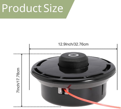 511010601 Trimmer Head Compatible with Redmax PT-104 PT104 Plus for BCZ2600S BCZ2600SU BCZ2600SW BC2600 BC250 BC2300 BCZ2400S BCZ2401S BCZ2460S BCZ2460TS String Trimmer (Trimmer-S502)