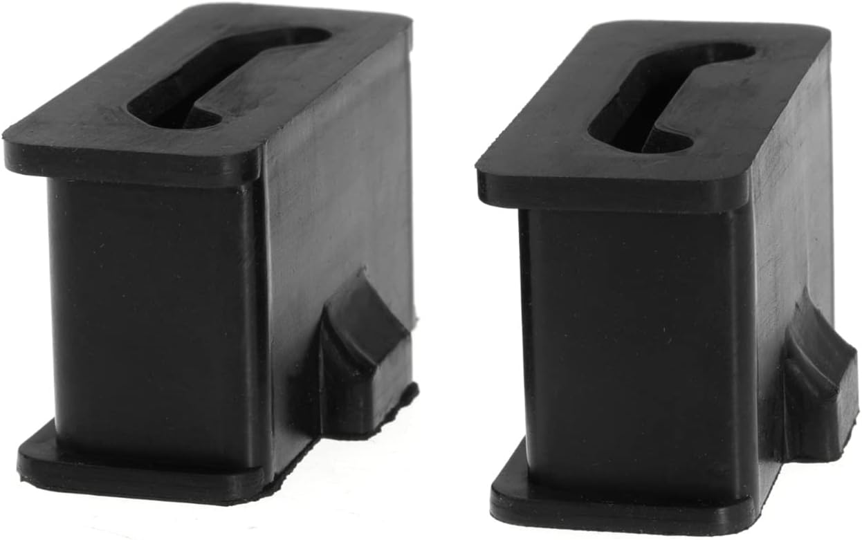 Muffler Mount Set For Harley-Davidson FL FLT FLHT FLHR FLHX FLTR Trike Touring Road King Road Glide Street Glide Electra Glide 1985-2017 Replace 20193 65724-85 2PCS Black
