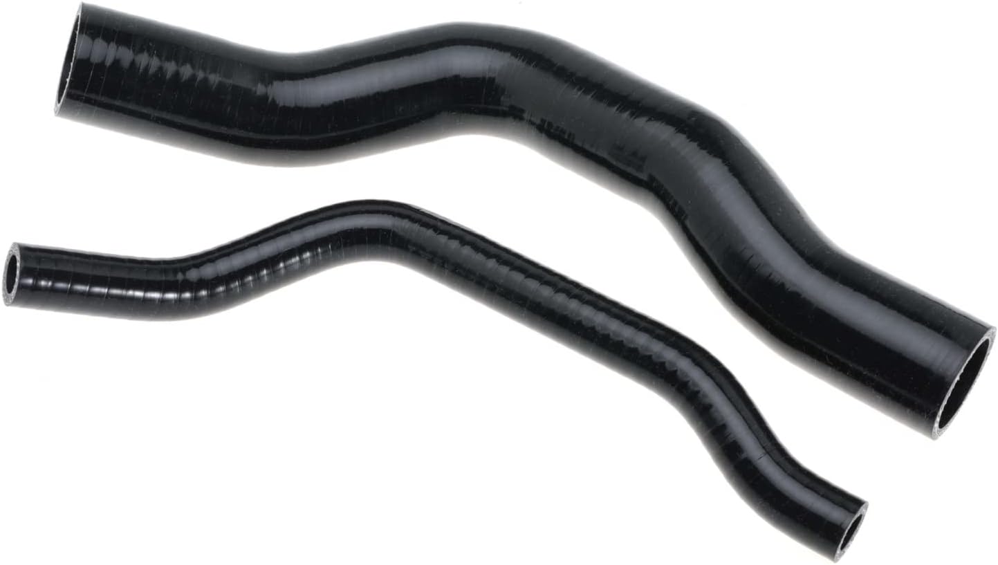 Fuel Filler Hose Kit for Jeep Cherokee XJ Vent & Filler 1984-1996, 2pcs Black Synthetic Rubber Hoses
