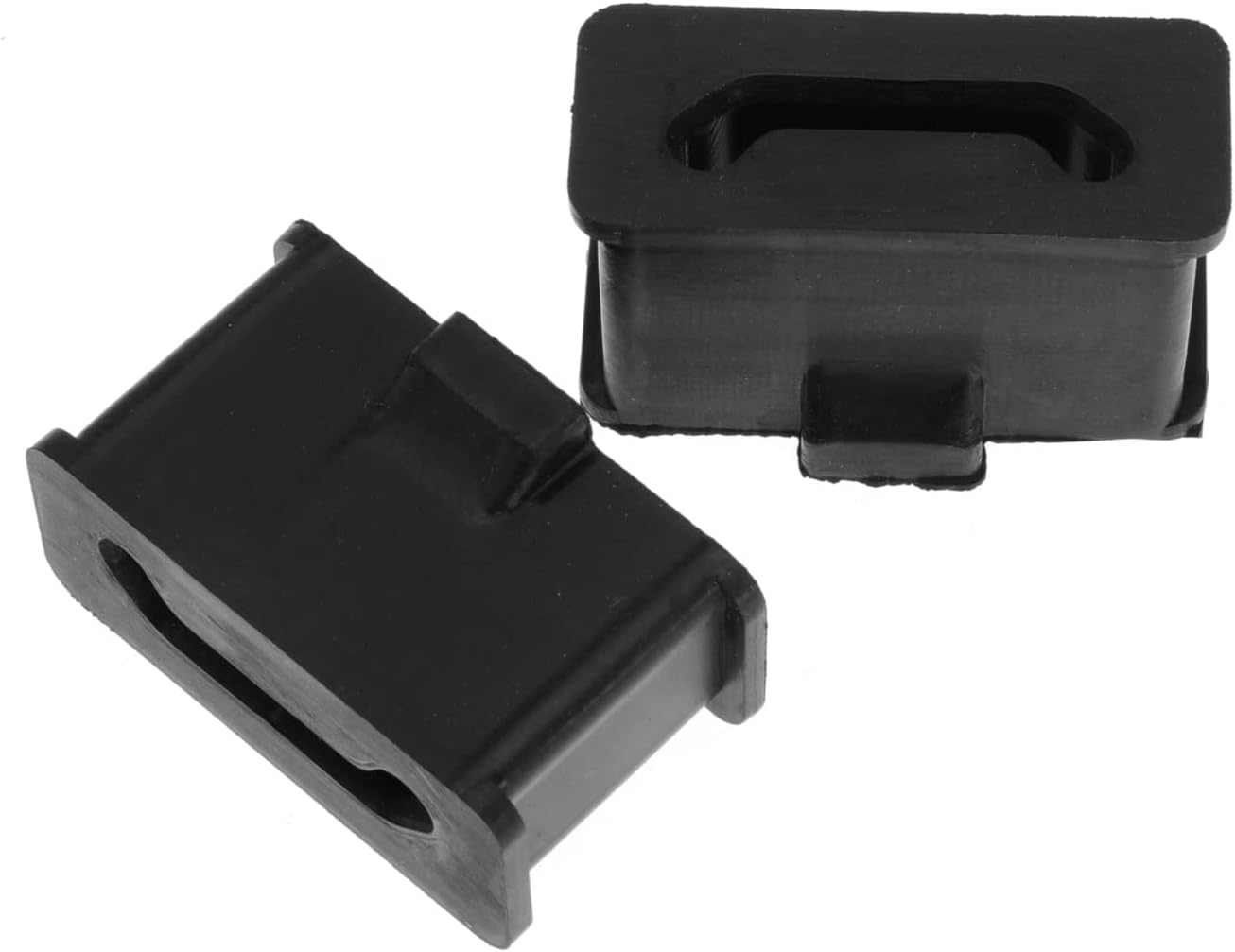 Muffler Mount Set For Harley-Davidson FL FLT FLHT FLHR FLHX FLTR Trike Touring Road King Road Glide Street Glide Electra Glide 1985-2017 Replace 20193 65724-85 2PCS Black