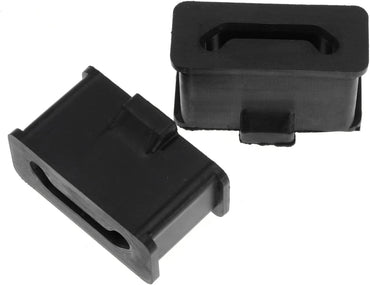 Muffler Mount Set For Harley-Davidson FL FLT FLHT FLHR FLHX FLTR Trike Touring Road King Road Glide Street Glide Electra Glide 1985-2017 Replace 20193 65724-85 2PCS Black