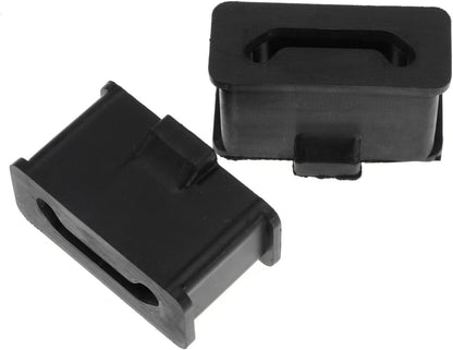 Muffler Mount Set For Harley-Davidson FL FLT FLHT FLHR FLHX FLTR Trike Touring Road King Road Glide Street Glide Electra Glide 1985-2017 Replace 20193 65724-85 2PCS Black