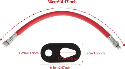 10mm Oil Changing Drain Hose Replace HON1010 for GX110 GX120 GX160 GX200 for Kohler CS4 CS6 for Westinghouse P4500 4500DF for Cub Cadet SC700E (Pack of 2)