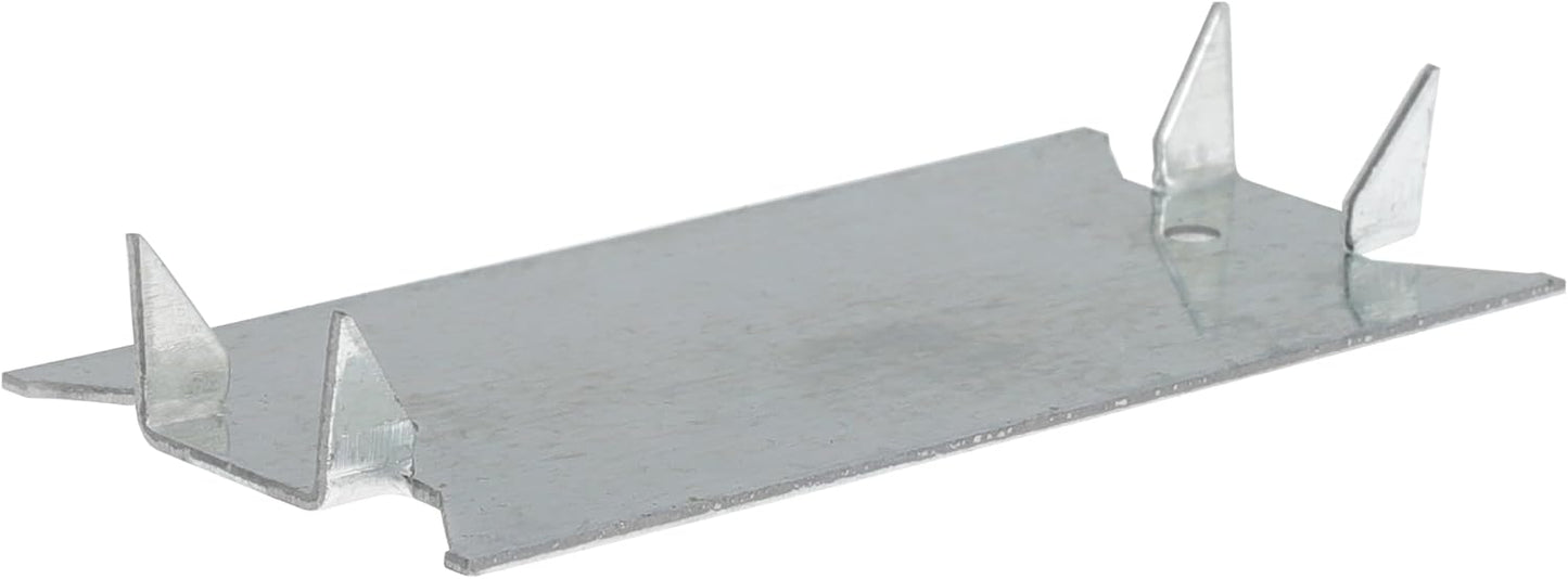 200PCS 3 x 1.5 Inch Nail Plate for Wood Studs, Metal Cable Protector Plate Safety Nail Plates with Sharp Pointed Prongs, Steel Cable Wire for Protecting Plumbing and Wiring