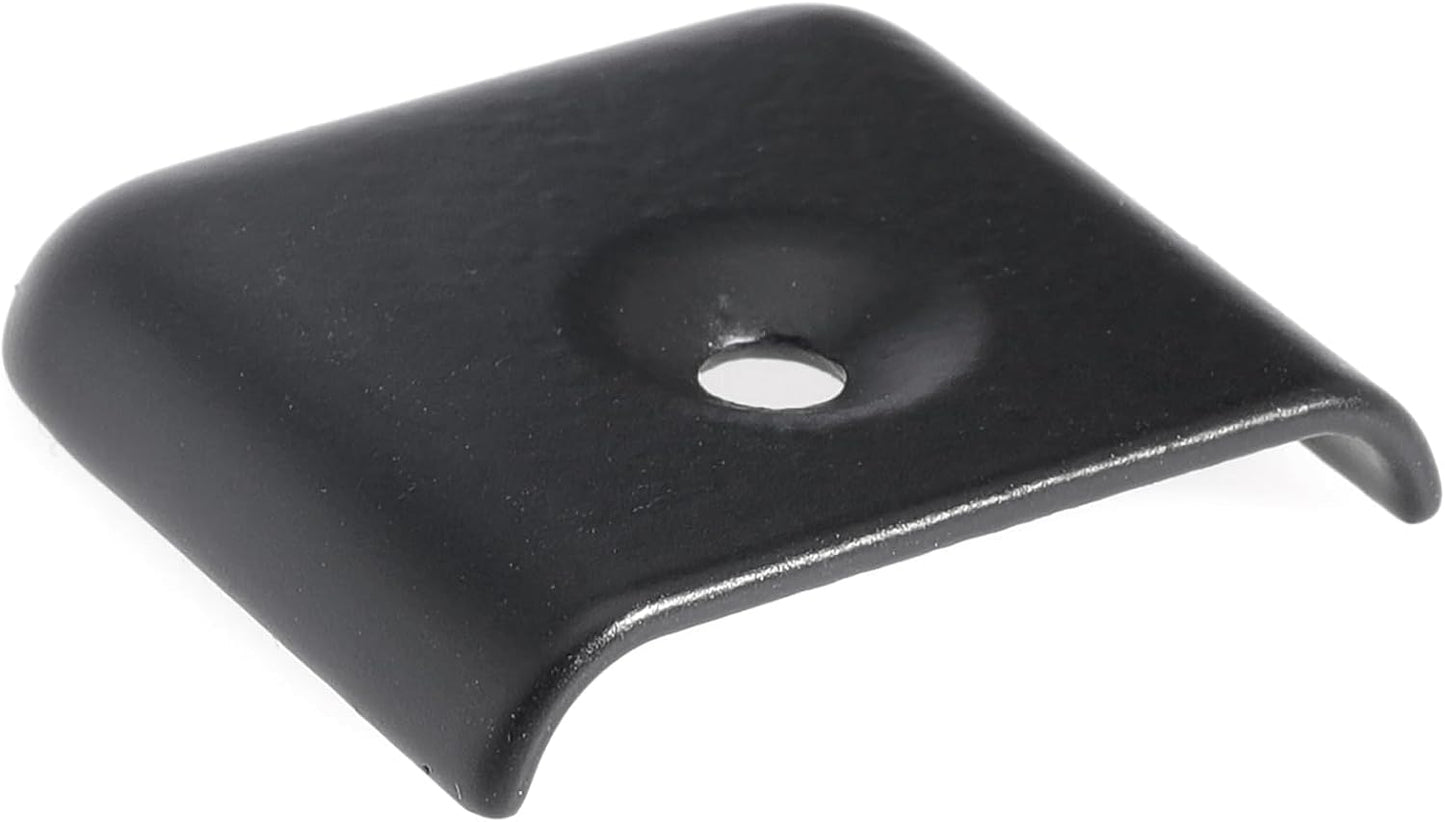 RV Trim End Caps for 1 Inch Vinyl RV Trim Molding Screw Covering Strip (Black, 4pcs)