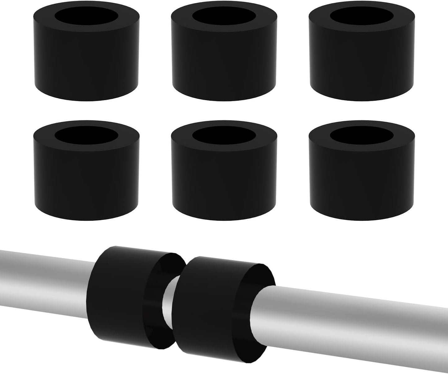 Rubber Roller Replacement Compatible with Cricut Maker for Maker 3, Mat Guide Rubbers for Cricut Repair Accessories (Rings Roller Set)
