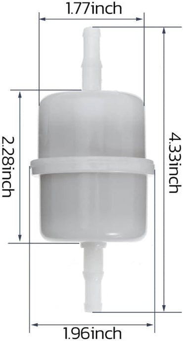 Fuel Filter Replace 24 050 13 24 050 02-S 24 050 10-S1 for Kohler CH20 CH20S CH20QS CH18S CH25GS CH23GS CH22QS CH22S CH23S (Pack of 4)