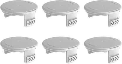 AC14HCA Trimmer Cover Cap for Ryobi One+18V 24V 40V Cordless Trimmers P2000 P2001 P2002 P2003 P2004 P2005 P2006 AC14HCA Replacement Spool Cap Replace 993373001 6PCS