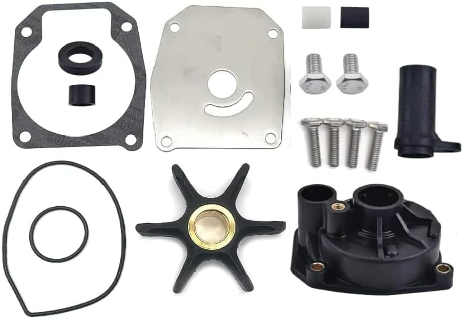 Water Pump Impeller Repair Kit for Johnson for Evinrude 60HP 1986-1994, 65HP 1984-1994, 70HP 1979-1994, 75HP 1979-1988 Outboard Replace ‎18-3389 432955 436957 438591 9-48213