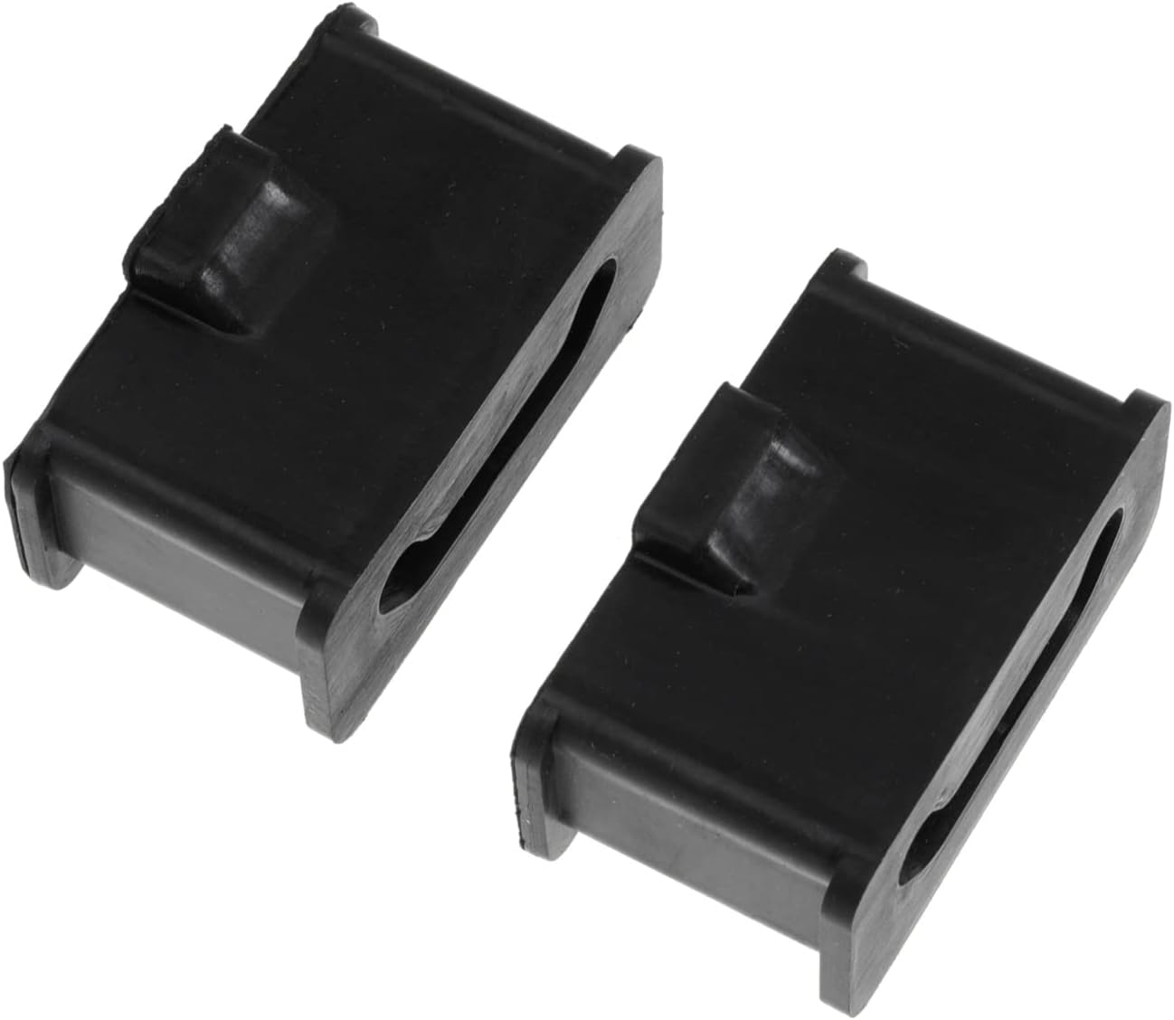 Muffler Mount Set For Harley-Davidson FL FLT FLHT FLHR FLHX FLTR Trike Touring Road King Road Glide Street Glide Electra Glide 1985-2017 Replace 20193 65724-85 2PCS Black