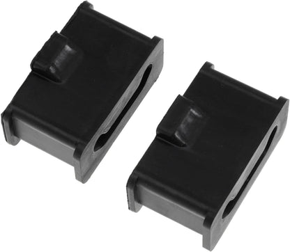 Muffler Mount Set For Harley-Davidson FL FLT FLHT FLHR FLHX FLTR Trike Touring Road King Road Glide Street Glide Electra Glide 1985-2017 Replace 20193 65724-85 2PCS Black