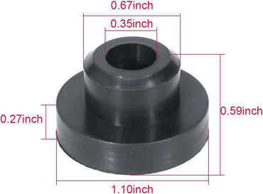 Fuel Tank Grommet Seal Replace 570045500 for Outlander 400, Pack of 4 | for Can-Am Outlander 400 2007-2008, For Ski-Doo Formula 380 500 583 670 1999-2000, For MXZ 380F 440F 500F 1997-2001