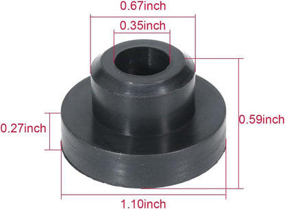 Fuel Tank Grommet Seal Replace 570045500 for Outlander 400, Pack of 2 | for Can-Am Outlander 400 2007-2008, For Ski-Doo Formula 380 500 583 670 1999-2000, For MXZ 380F 440F 500F 1997-2001