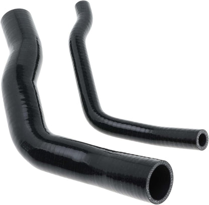 Fuel Filler Hose Kit for Jeep Cherokee XJ Vent & Filler 1984-1996, 2pcs Black Synthetic Rubber Hoses