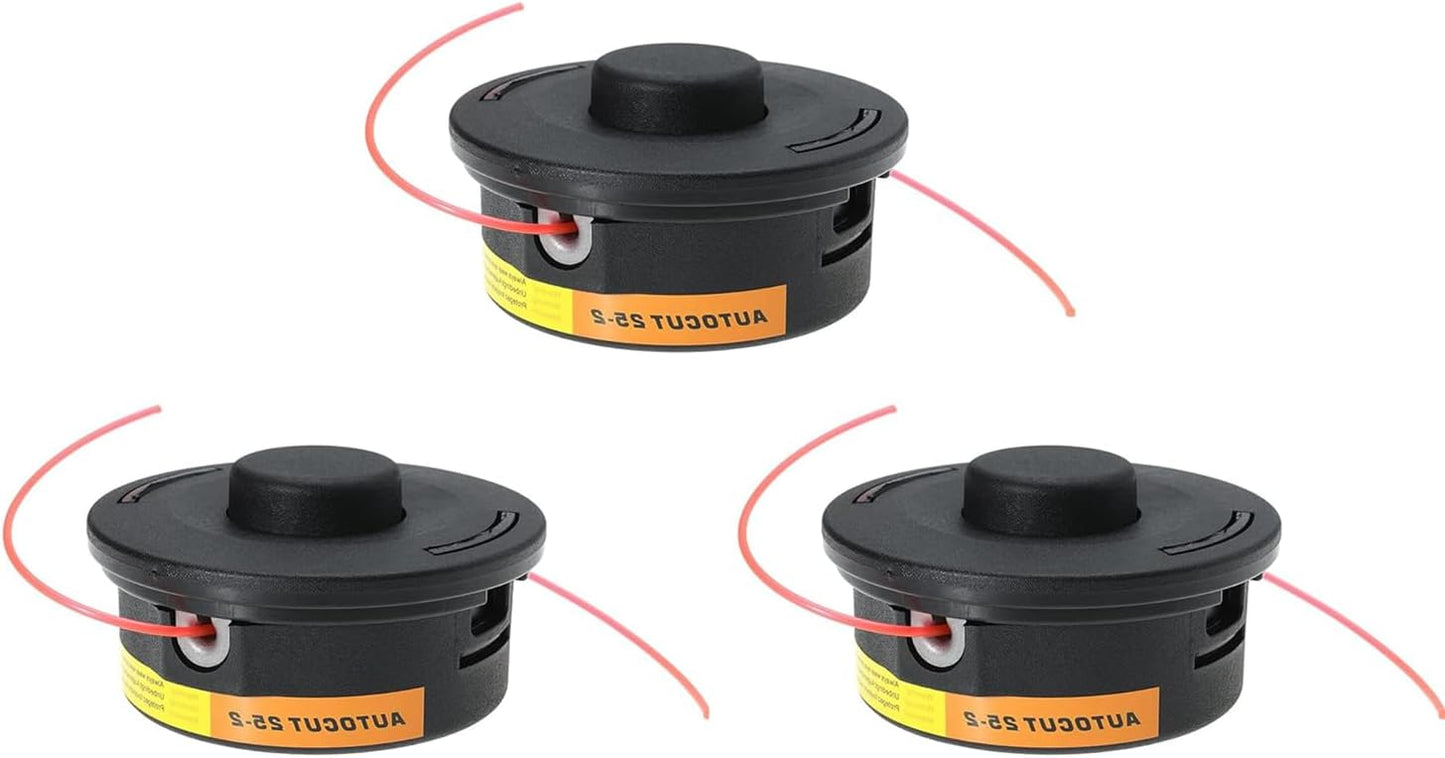 25-2 Trimmer Head for Stihl FS55 FS55R FS56 FS70 FS70R FS85 FS90 FS90R FS91R FS100RX FS110 FS111RX FS120 FS130 FS131 FS240 String Trimmers Replace 4002 710 2108 4002 710 2191
