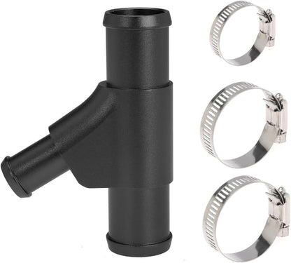 Radiator Coolant Y Tube Connector Pipe for Super Duty F250 F350, Red | For F450 F550 6.0L 2003-2007, For E350 E450 6.0L 2003-2010, For Excursion 6.0L 2003-2005