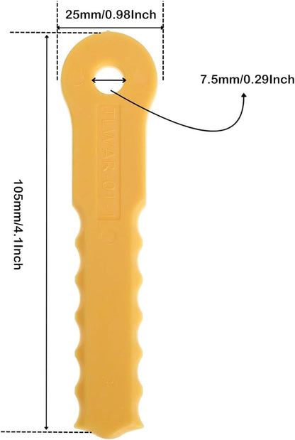 40PCS Replacement Blades for Weed Warrior Push-N-Load 3 Blade Trimmer Head for Pivotrim Hybrid 2-N-1 Head