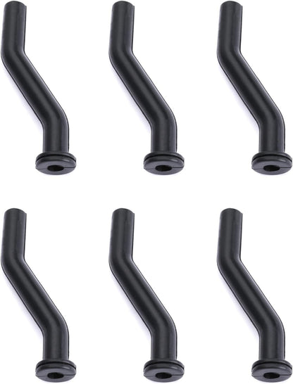 596163 Vacuum Hose for John Deere D125 D130 D140 D160 D170 Lawn Mower Tractor Replaces 593998 797408 6pcs