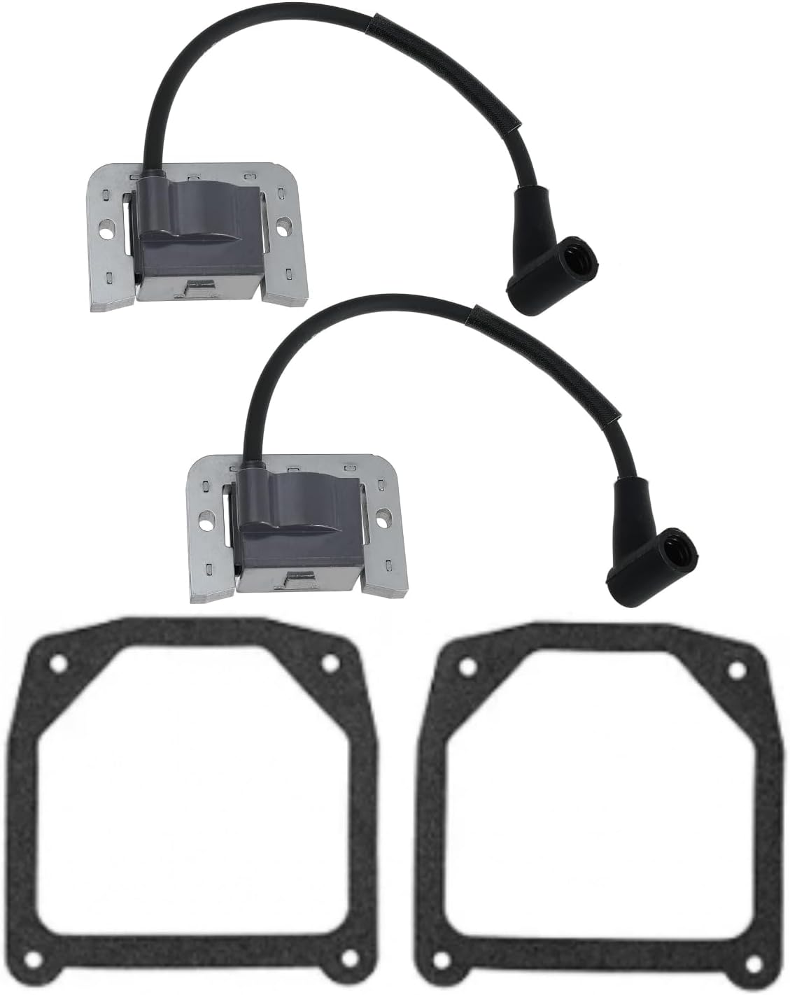 2Pcs 32-584-06-S Ignition Coil with Valve Cover Gaskets for Kohler KT ZT Engines for 7000 Series Engine with Stamped Steel Valve Cover