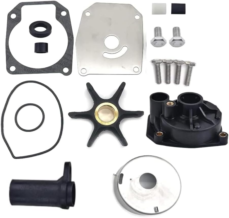 Water Pump Impeller Repair Kit for Johnson for Evinrude 60HP 1986-1994, 65HP 1984-1994, 70HP 1979-1994, 75HP 1979-1988 Outboard Replace ‎18-3389 432955 436957 438591 9-48213