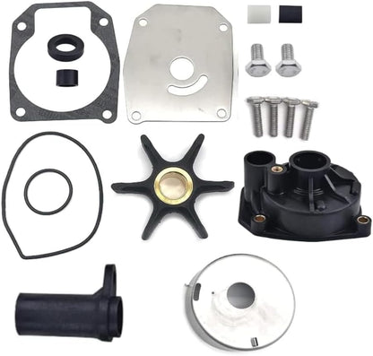 Water Pump Impeller Repair Kit for Johnson for Evinrude 60HP 1986-1994, 65HP 1984-1994, 70HP 1979-1994, 75HP 1979-1988 Outboard Replace ‎18-3389 432955 436957 438591 9-48213