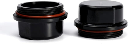 Hub Dust Cap, Axle Dust Grease Cap with O- Ring for Dexter Trailer Hub Wheel, for 48355v, Boat, Nitro, E-Z, for Ranger Replace K71-G01-73, 21-261, 81143 (2)