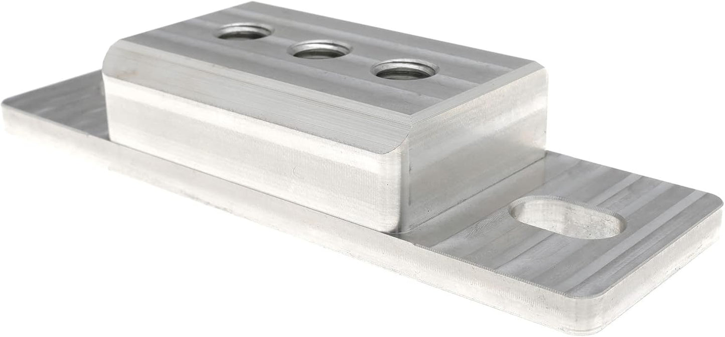 Solid Aluminum Transmission Mount for GM for Chevy TH350 TH400 4L60E 4L65E 4L70E 4L80E 4L85E 6L80E 6L90E 700R4 T56 Magnum 2004R TR6060 Manual Powerglide Muncie 4 speed 551404 with Bolts
