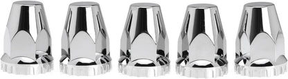 Chrome Front Axle Wheel Cover Hubcap Hub Cap for Semi for Truck 33mm Lug Nuts (Standard)
