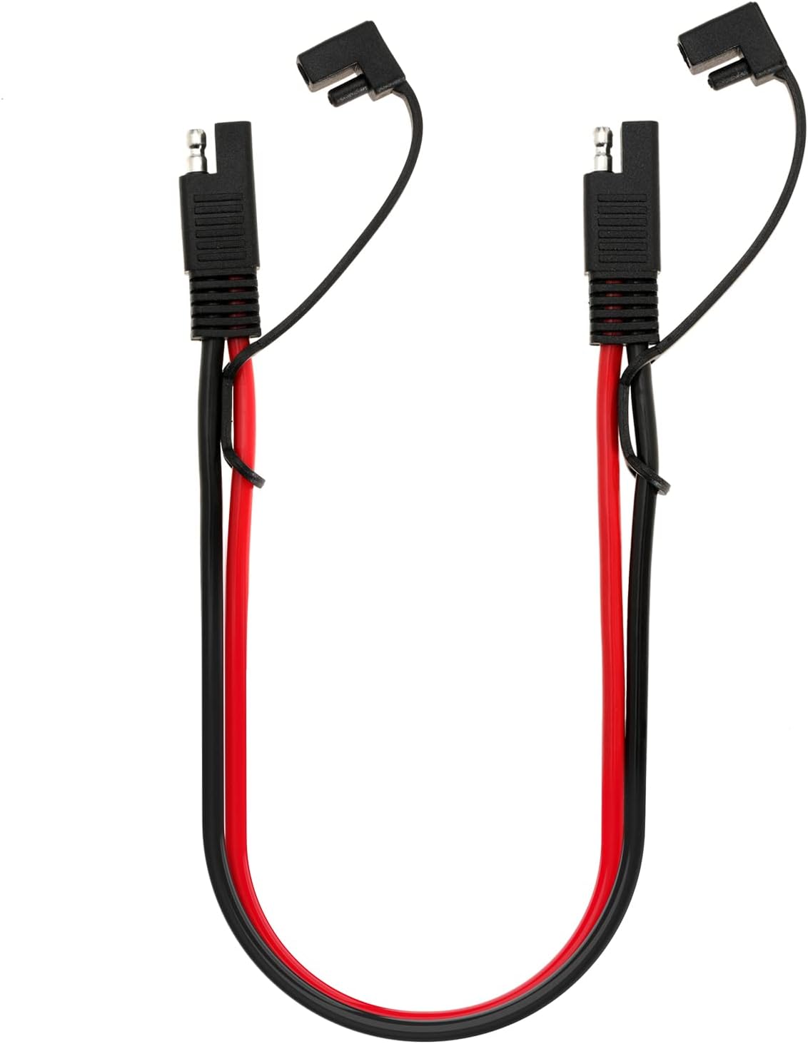 10AWG SAE Extension Cable 10 Gauge SAE to SAE Extension Cord with Two Prong Connectors for Solar RV Automotive (6FT)