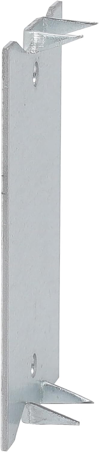 10 PCS 2.5 x 1.5 Inch Nail Plate for Wood Studs, Metal Cable Protector Plate Safety Nail Plates with Sharp Pointed Prongs, Steel Cable Wire for Protecting Plumbing and Wiring