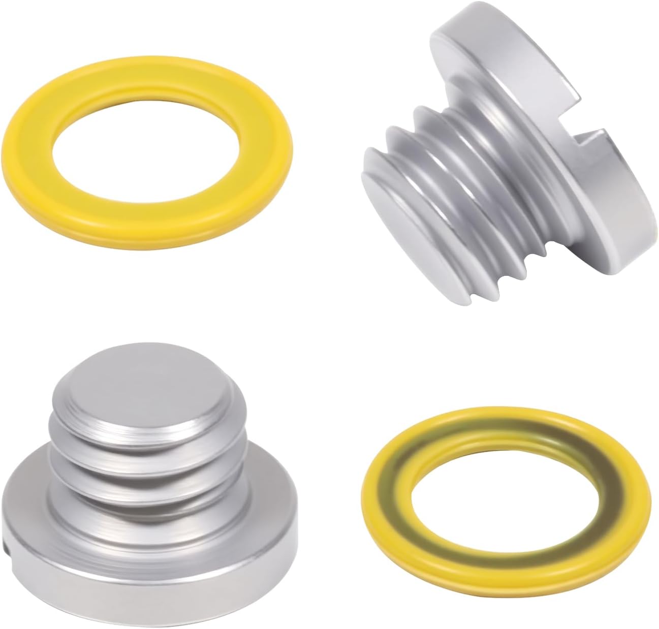 2 PCS Lower Unit Drain Plug Oil Drain Screw Plug Gasket Kit for Marine for Mercruiser for Bravo for Alpha1 Gen 2 Replace 10-79953Q2 10-79953A2 18-2244 10-79953Q04 8M0058389