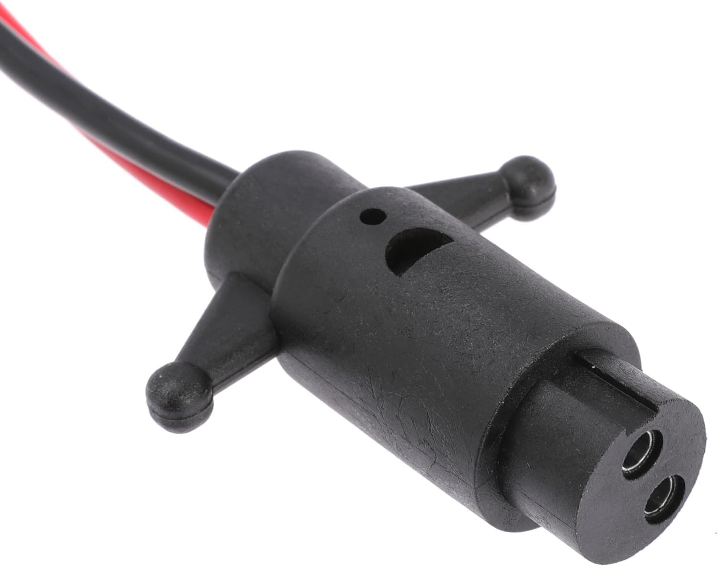 Trolling Motor Plug 8 Gauge 2 Wire 12V-24V Compatible with Minn Kota Marine Boat Waterproof Trolling Motor Connector (Plug-MA08)