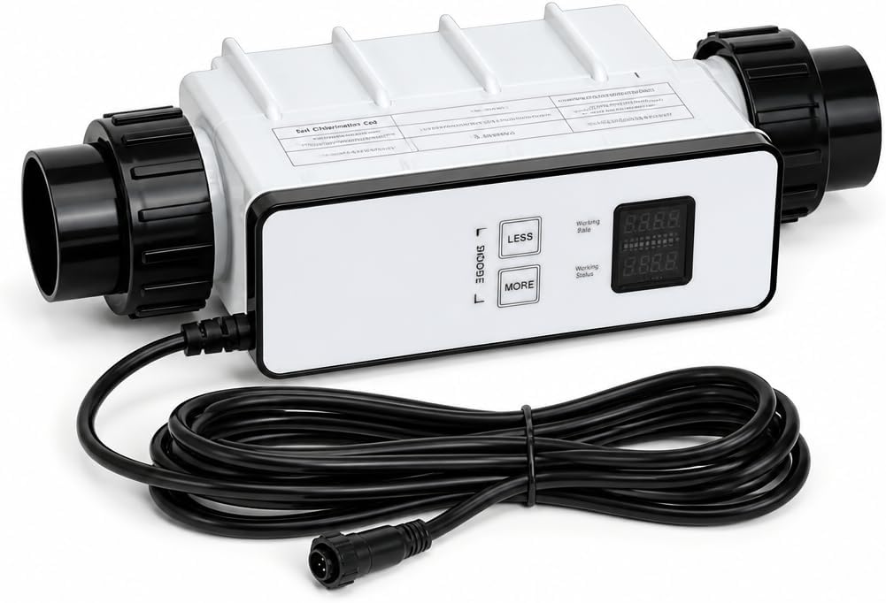 Salt Cell Saltwater Chlorine Generator Replace EC-520554 520554 for Pentair IntelliChlor IC20, Up to 20000 Gallons In-Ground Swimming Pools