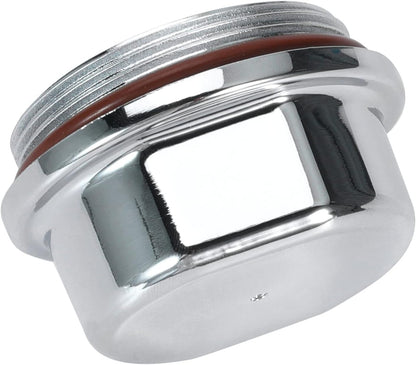 Hub Dust Caps, Axle Dust Grease Cap with O- Ring for Vortex 48355v, Boat, Nitro, E-Z, for Ranger Replace K71-G01-73, 21-261, 81143, for Marine for Dexter Trailer Hub Wheel, Silver (2)