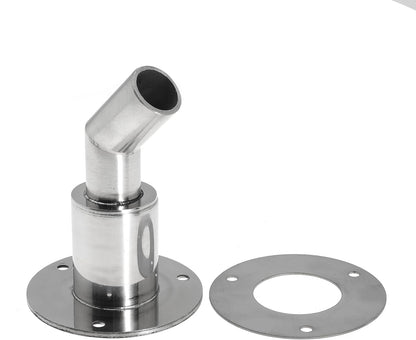 Bend Thru Hull Exhaust Skin Fitting 24mm Hose Pipe Socket for for Webasto for Planar for Eberspacher for Chinese Parking Heaters