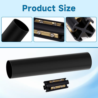 Underground Wire Splice Kit Suit for 14/3 to 8/3 Direct Burial UF Electrical Cable - 600V Max with Heat Shrink Tube and Connector, 2 Set